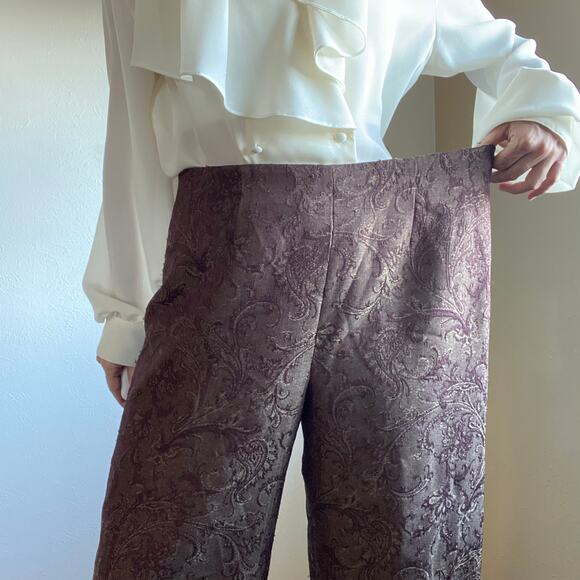 Vintage Tapestry Wide Leg Pants - Picture 5 of 6